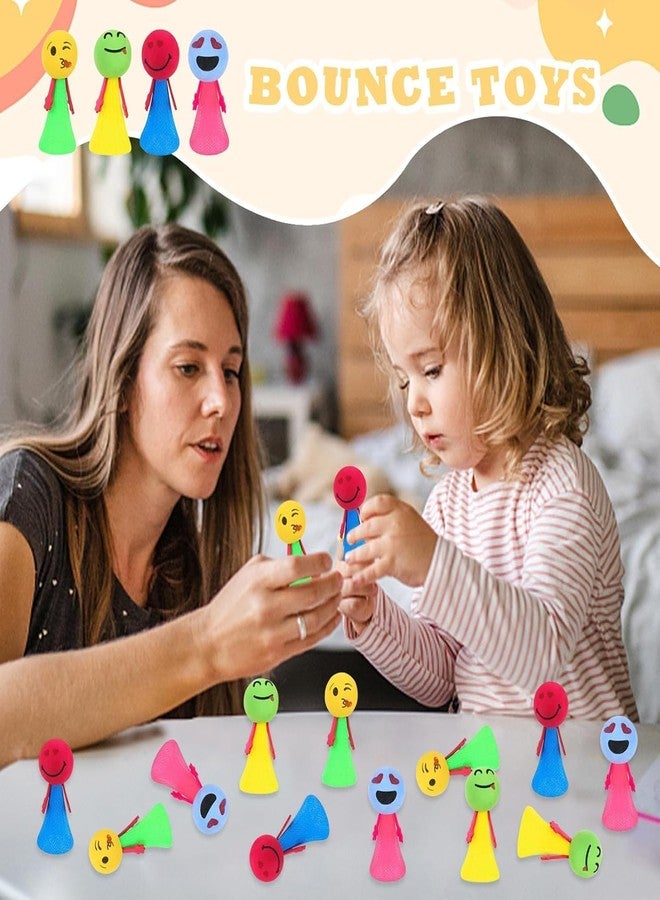 سنابترون مجموعة ألعاب القفز سنابترون، 6 قطع، هدية مثالية لأعياد ميلاد الأطفال - مجموعة ألعاب قفز إيموجي للأولاد والبنات، متعددة الألوان، مناسبة للأطفال من عمر سنتين فما فوق - Image 2